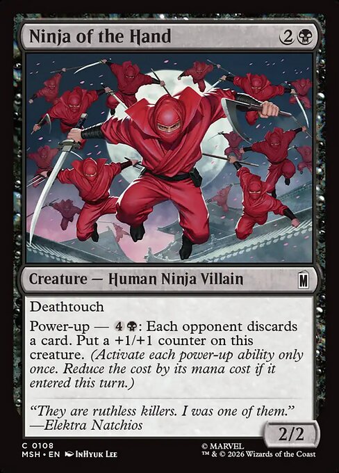 Ninja of the Hand – Marvel Super Heroes
