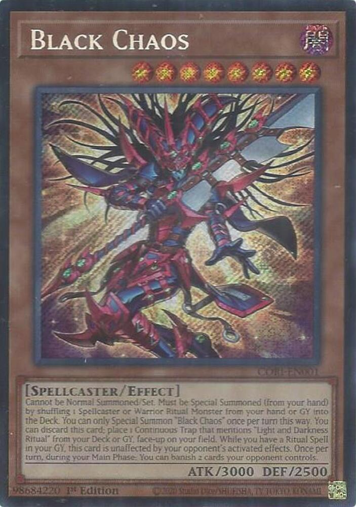 Black Chaos — CORI-EN001 Secret Rare
