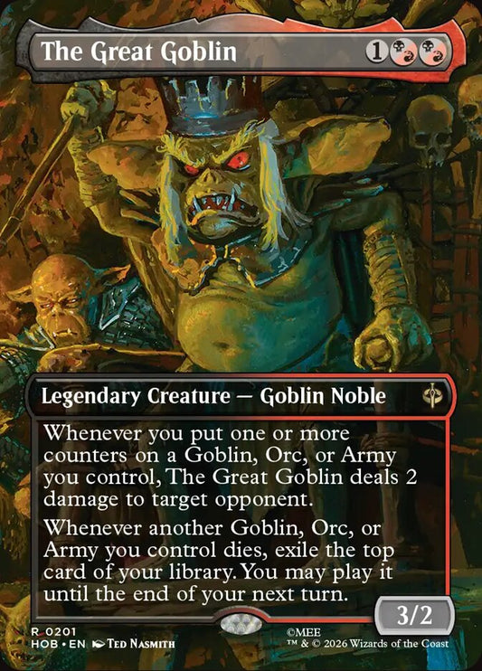 The Great Goblin Borderless – Magic: The Gathering карта от The Hobbit