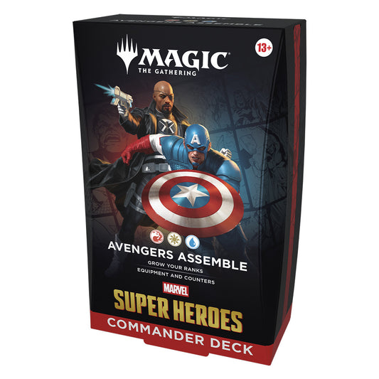 PRE-ORDER | Magic: The Gathering – Marvel Super Heroes Commander Deck – Avengers Assemble