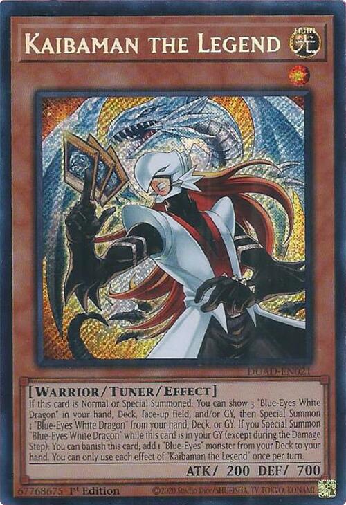Kaibaman the Legend (V.1 - Secret Rare) – DUAD – NM – EN
