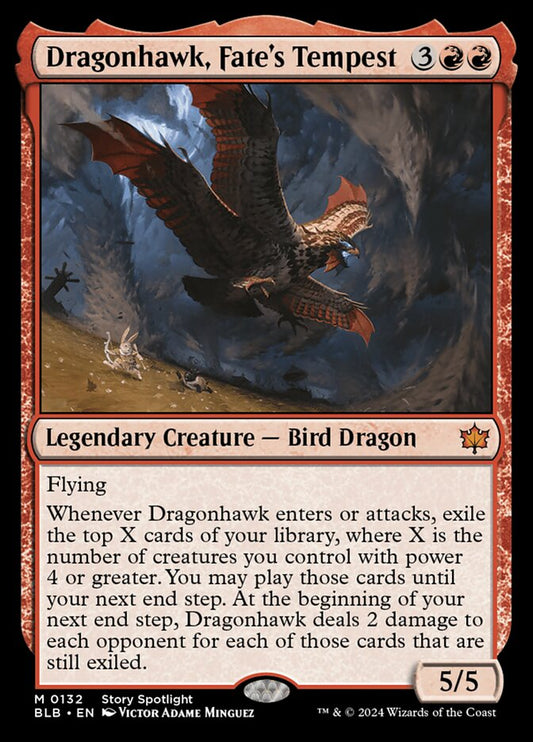 Dragonhawk, Fate's Tempest — BLB 132