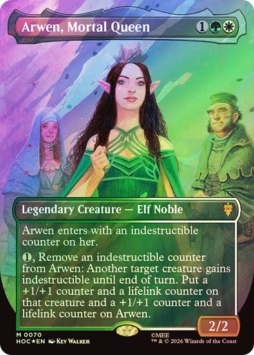 Arwen, Mortal Queen Surge Foil Borderless – HOC 70 – Magic: The Gathering карта