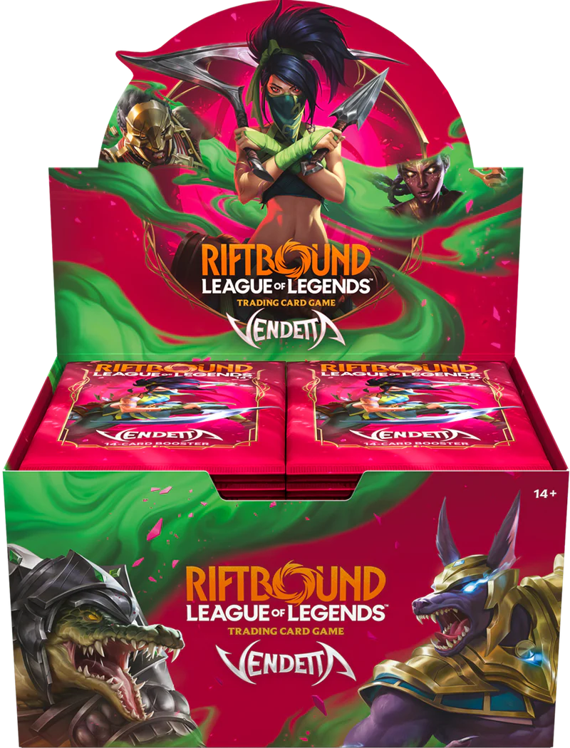 PRE-ORDER | Riftbound: League of Legends TCG – Vendetta Booster Display (24 Boosters) – EN