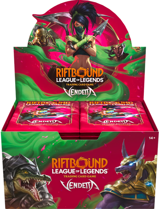 PRE-ORDER | Riftbound: League of Legends TCG – Vendetta Booster Display (24 Boosters) – EN