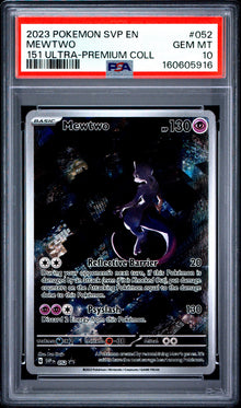 Pokémon Mewtwo #052 PSA 10 GEM MT — SVP Black Star Promo в защитен слаб