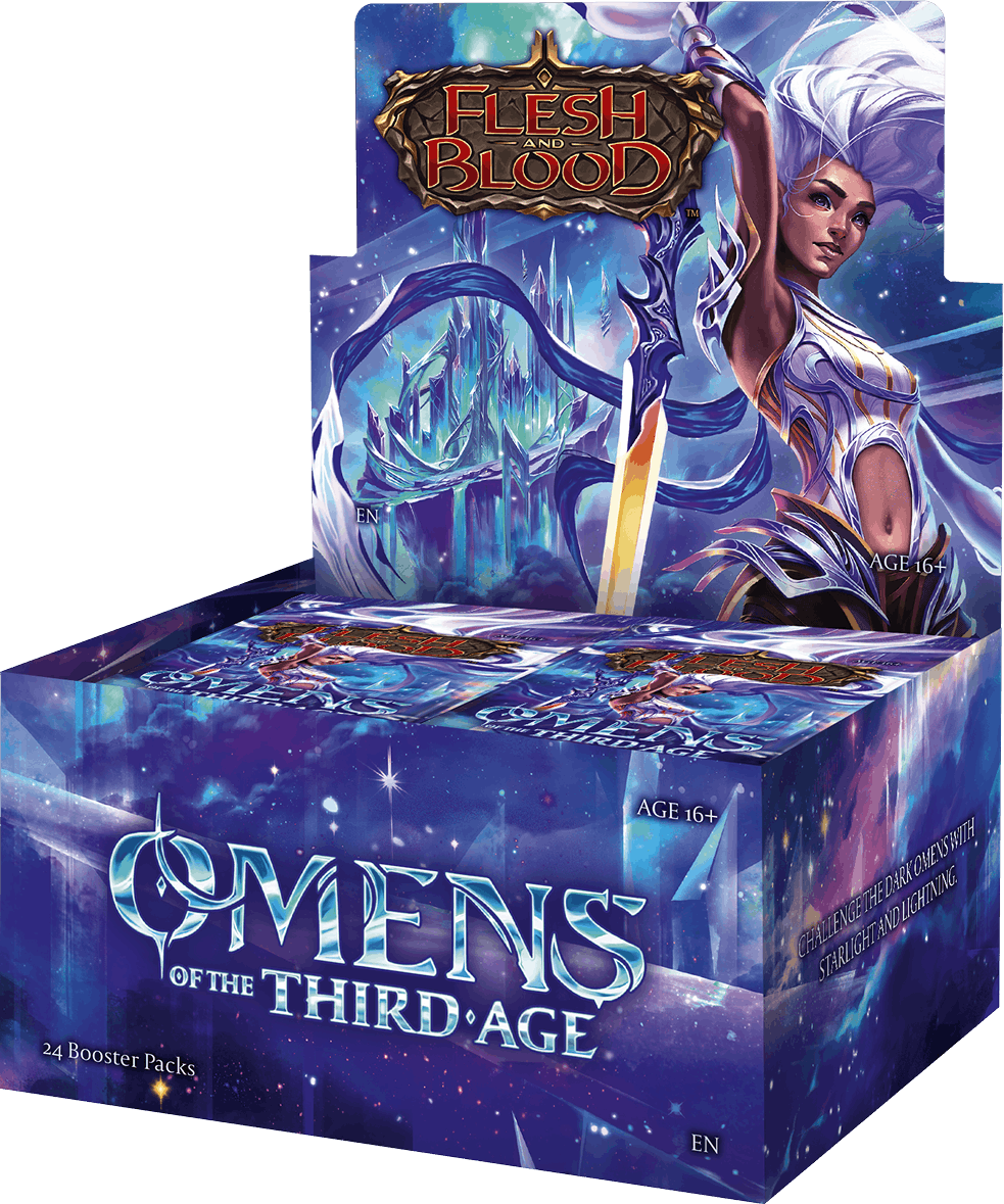 Flesh and Blood – Omens of the Third Age Booster Display (24 Boosters) – EN