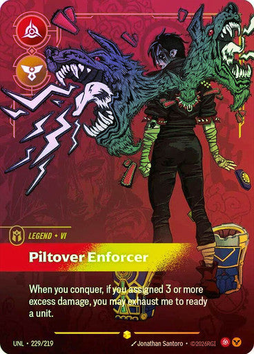 Vi, Piltover Enforcer Showcase – Riftbound TCG карта