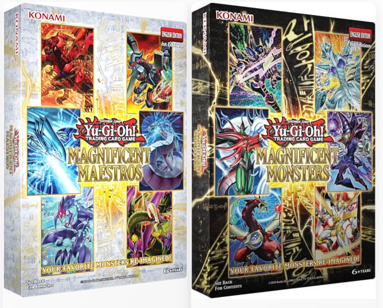 PRE-ORDER | Yu-Gi-Oh! TCG Magnificent Monsters + Magnificent Maestros Bundle (2 Tuckbox) – EN