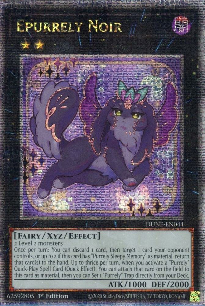 Epurrely Noir (V.2 - Quarter Century Secret Rare) – DUNE – NM – EN