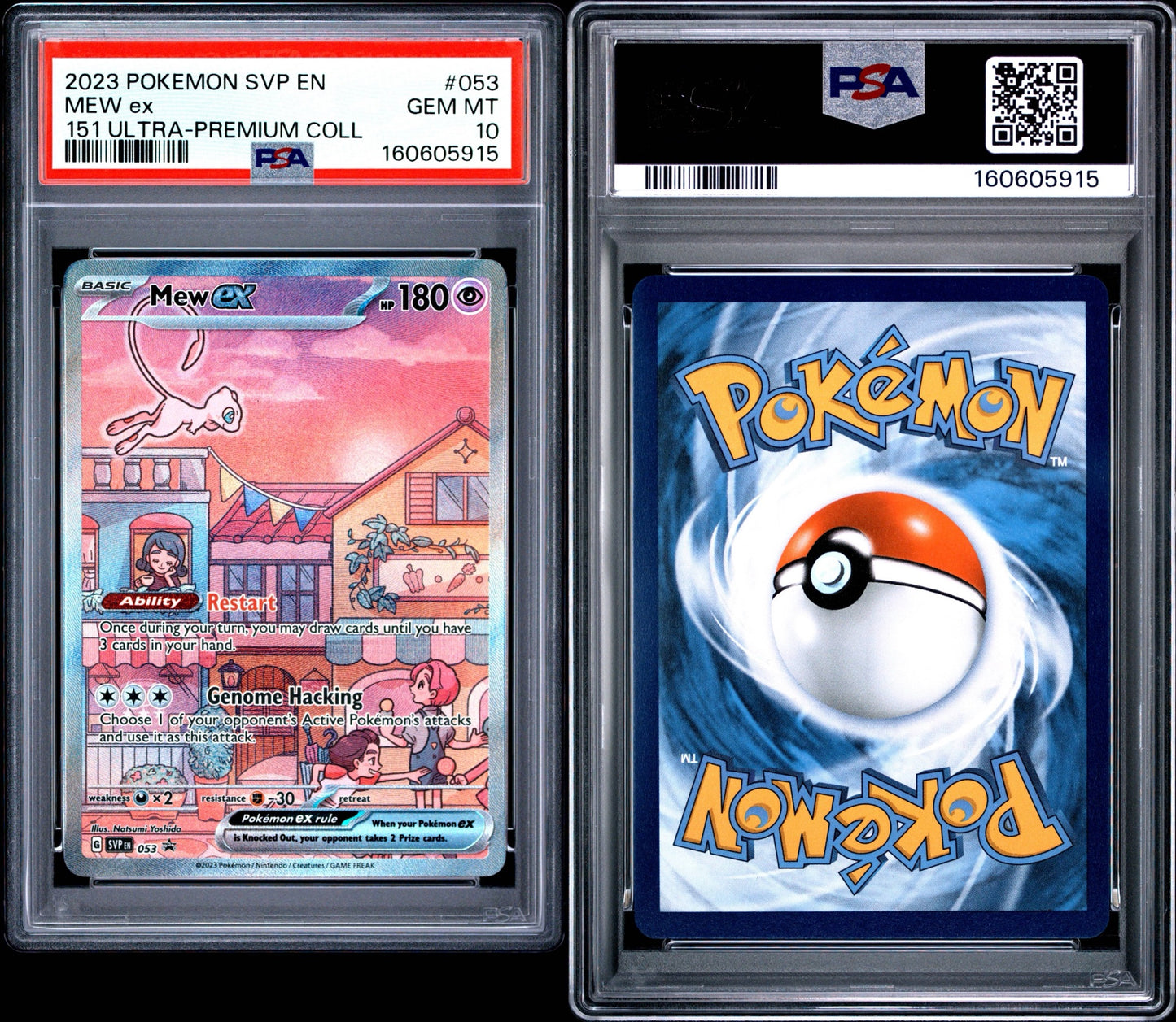 Pokémon Mew ex #053 – PSA 10 GEM MT – SVP Black Star Promo (151 UPC)