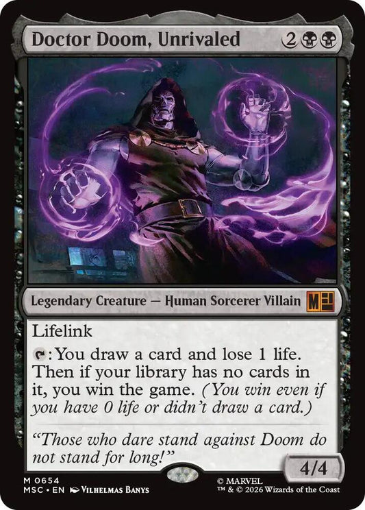 Doctor Doom, Unrivaled – NM – Non-Foil – EN