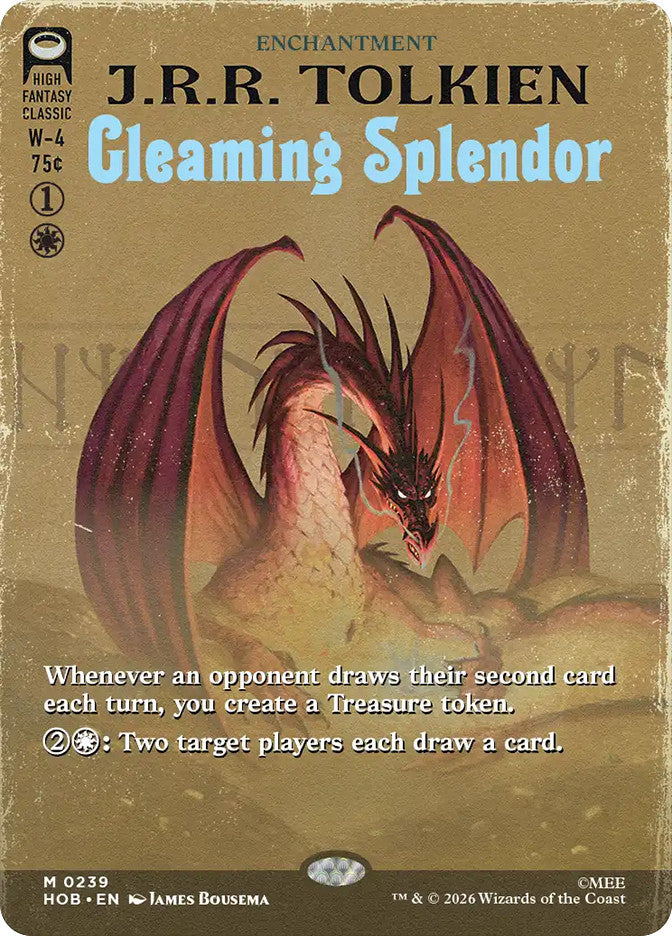 Gleaming Splendor Borderless Scene – HOB 239 – Magic: The Gathering карта