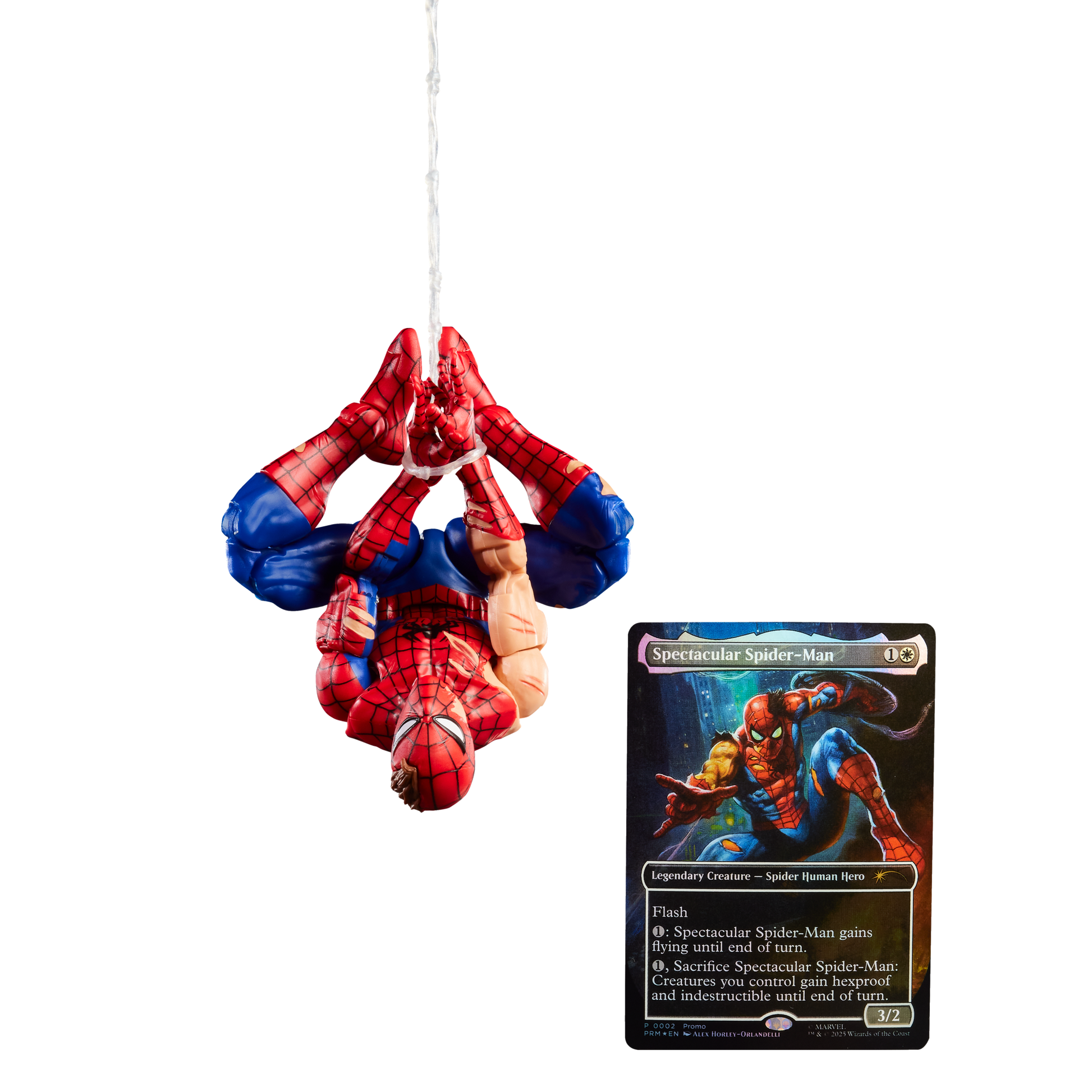 Battle-Damaged Spider-Man — Marvel Legends Magic: The Gathering
