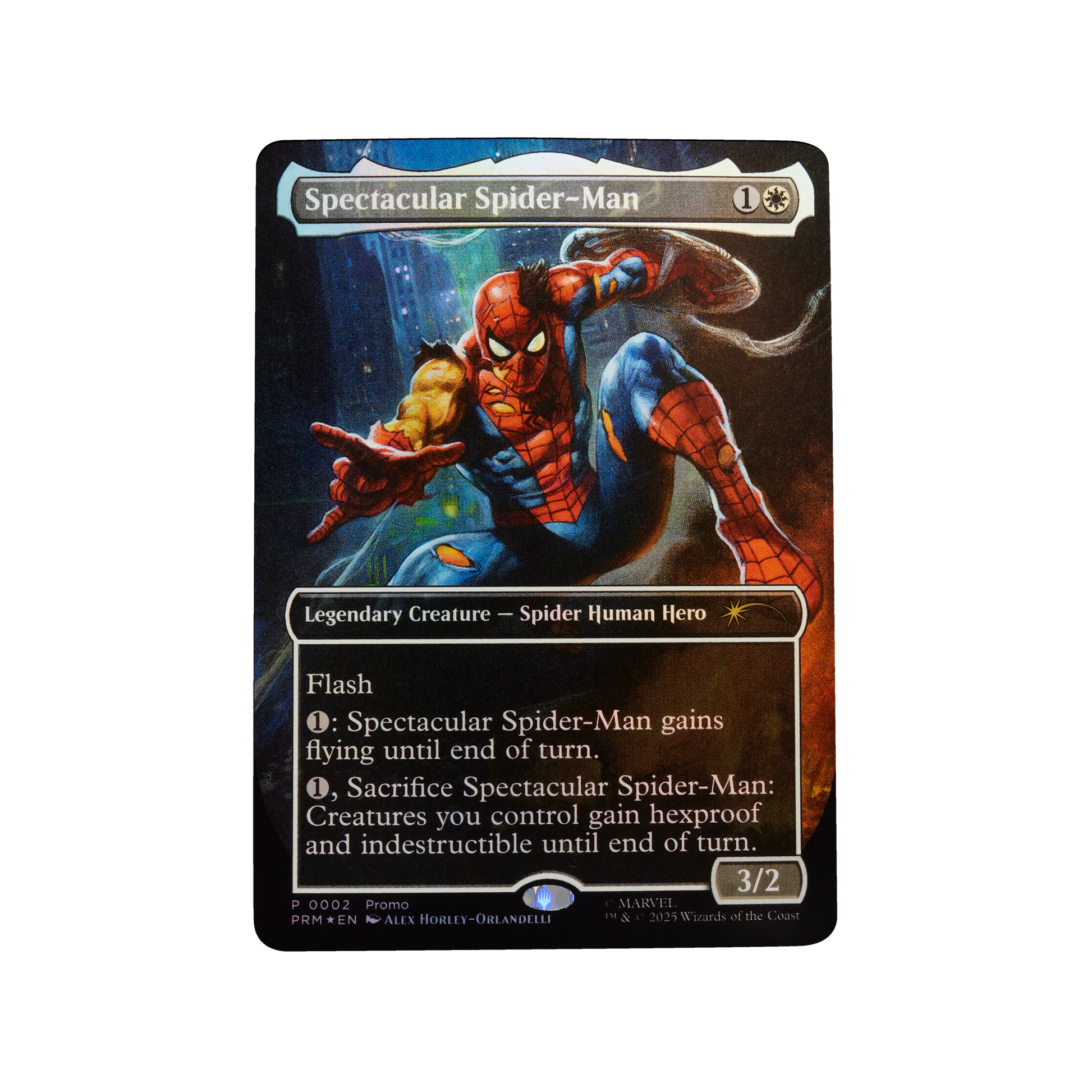 Battle-Damaged Spider-Man — Marvel Legends Magic: The Gathering