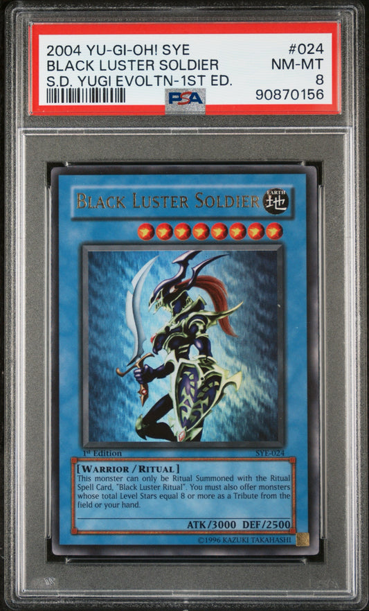 2004 SYE YU-GI-OH! STARTER DECK YUGI EVOLUTION #024 BLACK LUSTER SOLDIER S.D. YUGI EVOLTN-1ST ED.