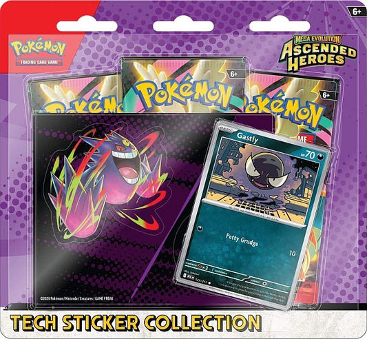 Ascended Heroes Gastly Tech Sticker Collection