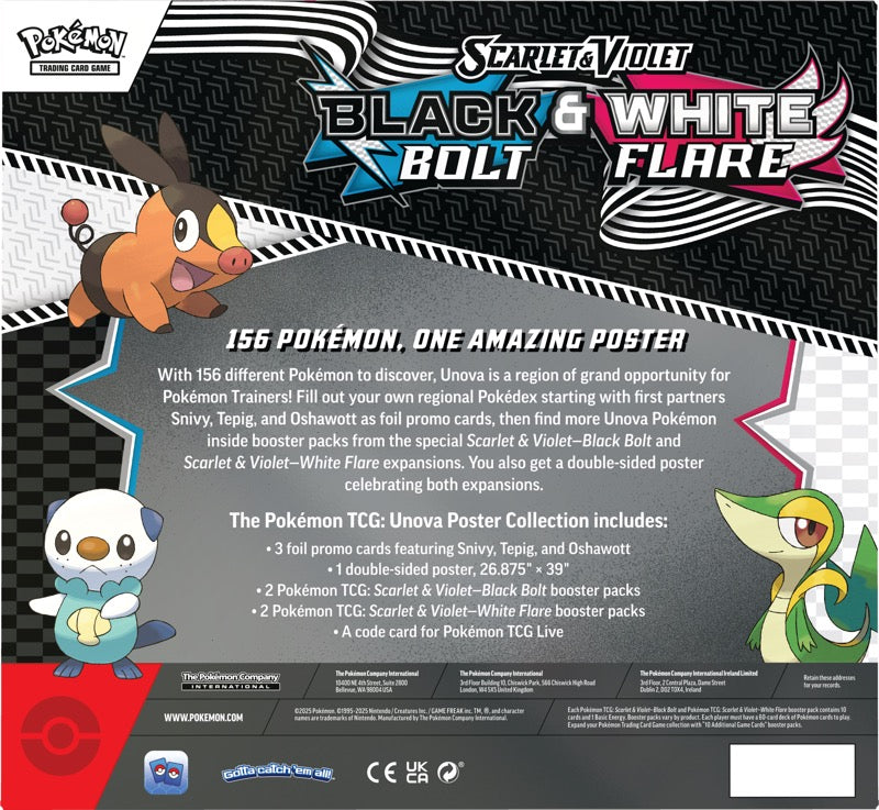 Black Bolt & White Flare: Unova Poster Collection