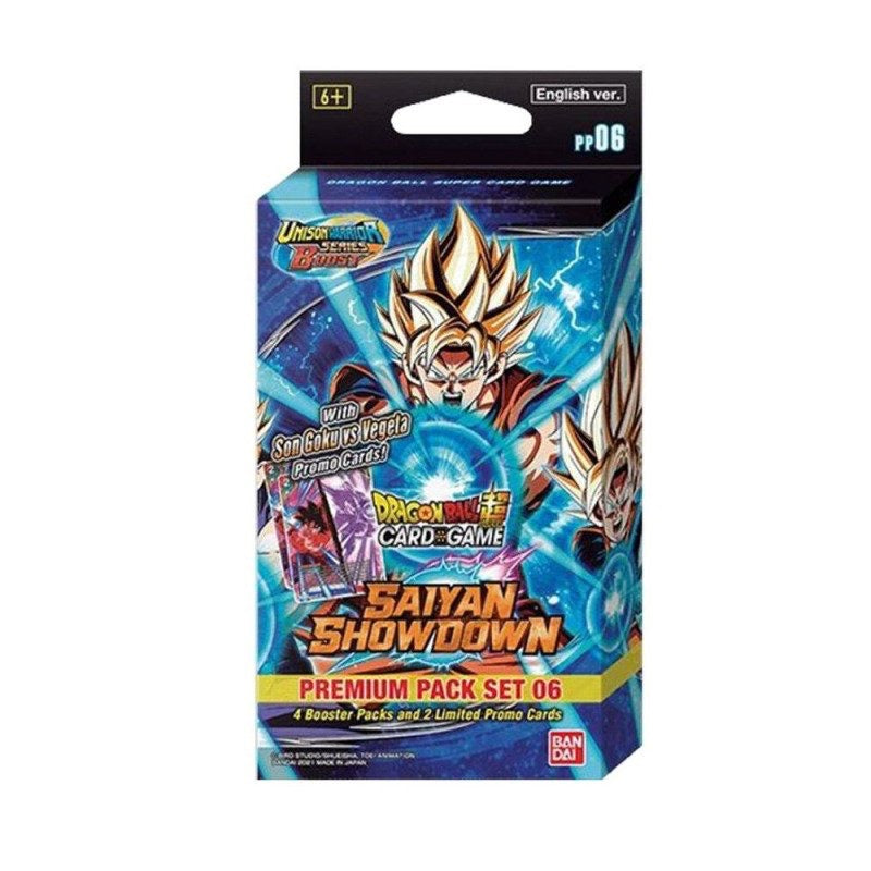 Dragon Ball Super Card Game – Saiyan Showdown: Premium Pack Set – EN