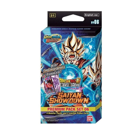 Dragon Ball Super Card Game – Saiyan Showdown: Premium Pack Set – EN