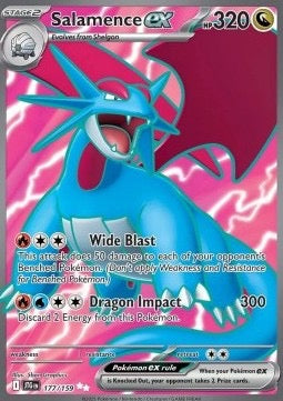 Salamence ex (JTG 177) Journey Together EN