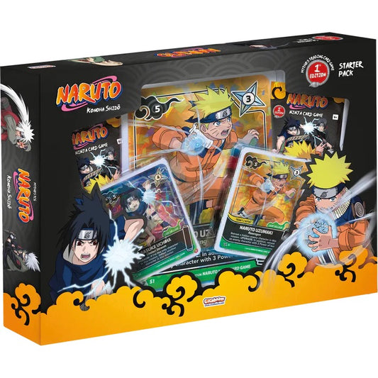 PRE-ORDER: Naruto Mythos TCG: Starter Pack – Naruto & Sasuke