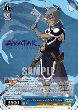 Sokka: Warrior of the Southern Water Tribe (V.2 - Special Rare) Avatar: The Last Airbender EN