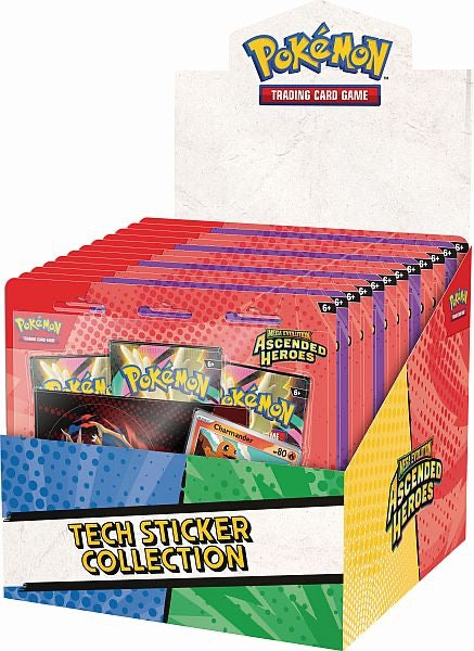 PRE-ORDER:Ascended Heroes: Tech Sticker Collection Display(12 Blisters/36 Boosters)