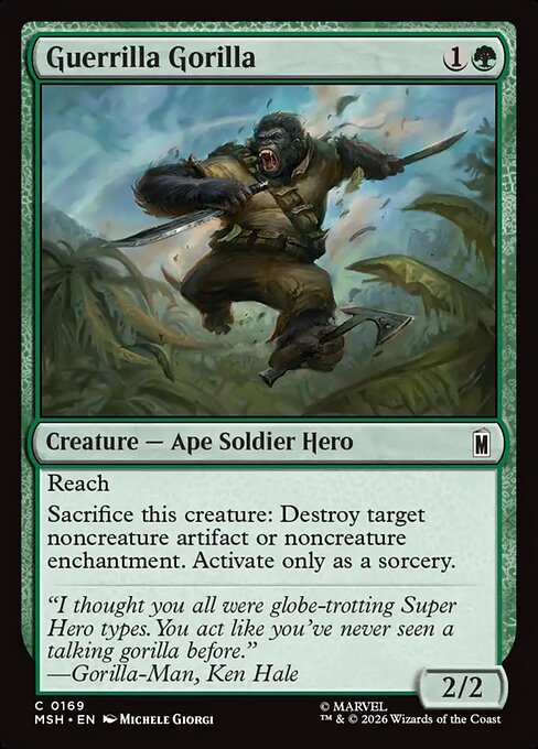 Guerrilla Gorilla – Marvel Super Heroes