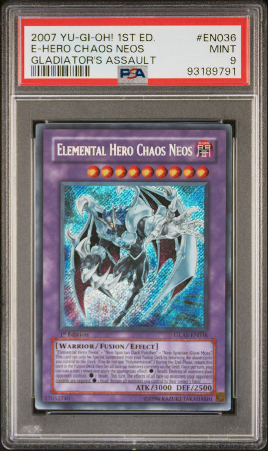 2007 YU-GI-OH! GLAS-GLADIATOR'S ASSAULT #EN036 E-HERO CHAOS NEOS GLADIATOR'S ASSAULT