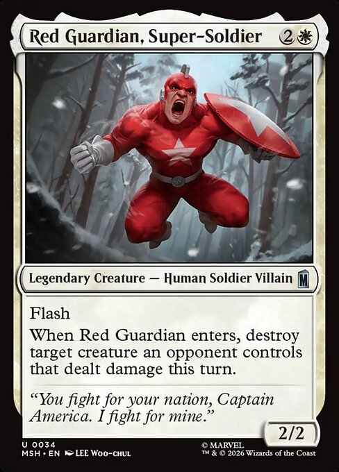 Red Guardian, Super-Soldier – Marvel Super Heroes