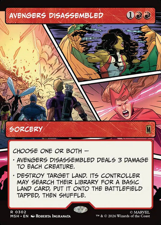 Avengers Disassembled Showcase Borderless – Magic: The Gathering карта от Marvel Super Heroes