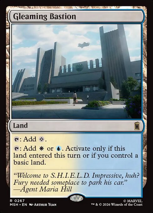 Gleaming Bastion (Rare) – MSH – NM – EN