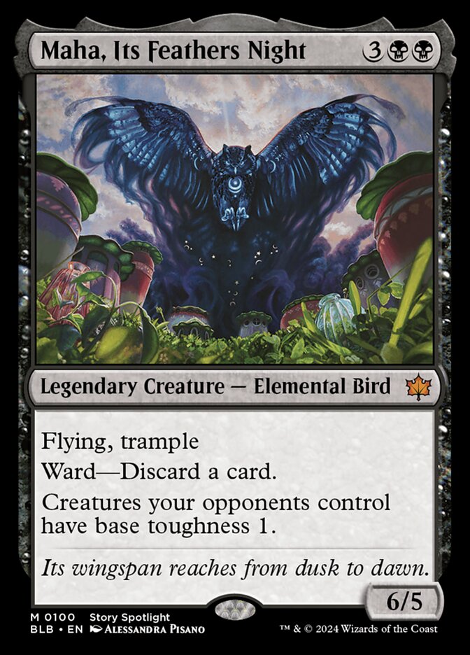 Maha, Its Feathers Night — BLB 100