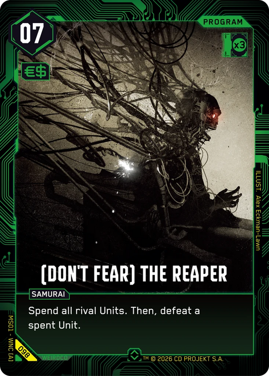 (Don't Fear) The Reaper – Cyberpunk TCG карта #098 от Welcome to Night City