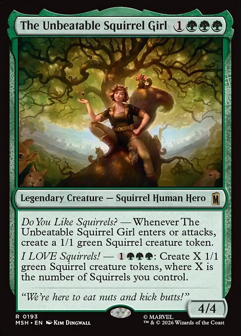 The Unbeatable Squirrel Girl (Rare) – MSH – NM – EN
