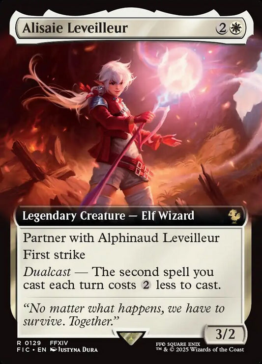 Alisaie Leveilleur Extended Art – Magic: The Gathering карта от Final Fantasy Commander