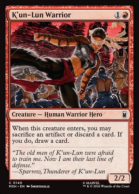 K'un-Lun Warrior – Marvel Super Heroes