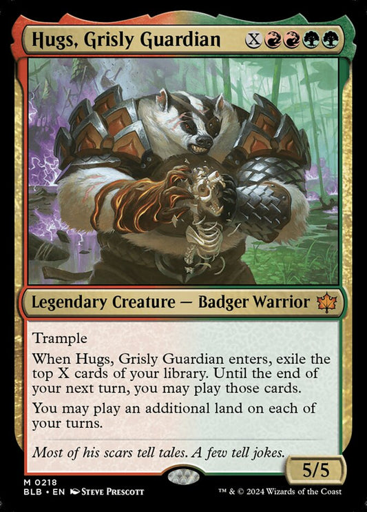 Hugs, Grisly Guardian — BLB 218 Foil