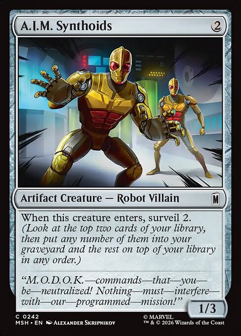 A.I.M. Synthoids – Marvel Super Heroes