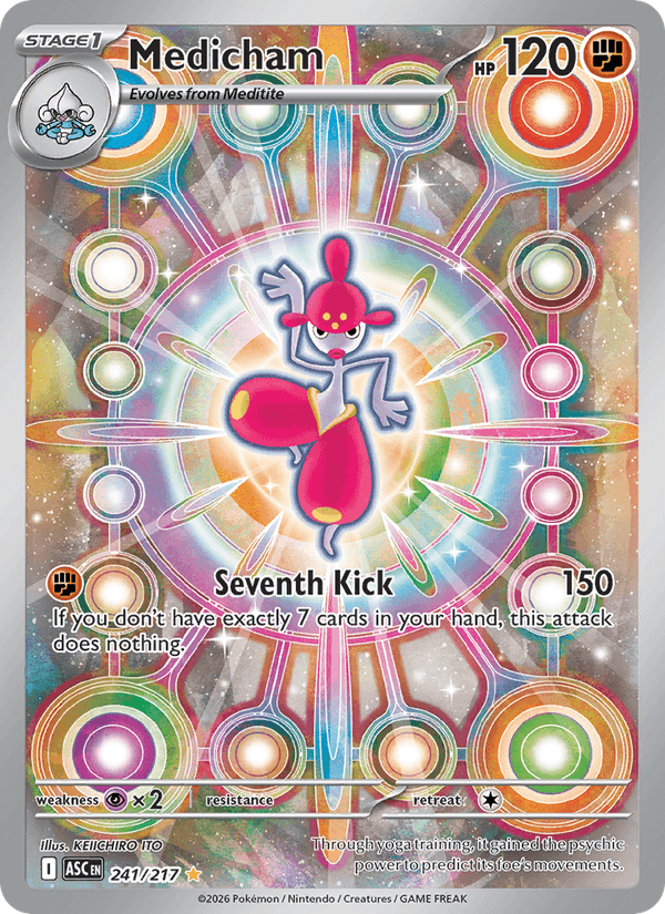 Medicham Illustration Rare – Pokémon TCG карта от Ascended Heroes (ASC 241)
