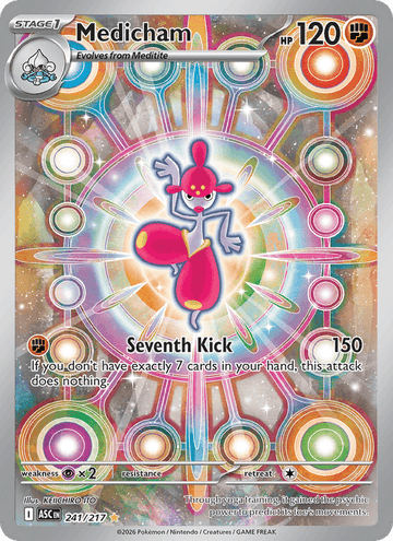 Medicham Illustration Rare – Pokémon TCG карта от Ascended Heroes (ASC 241)