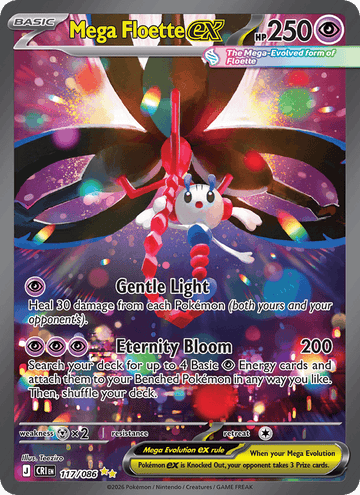 Mega Floette ex Special Illustration Rare – Pokémon TCG карта от Chaos Rising (CRI 117)