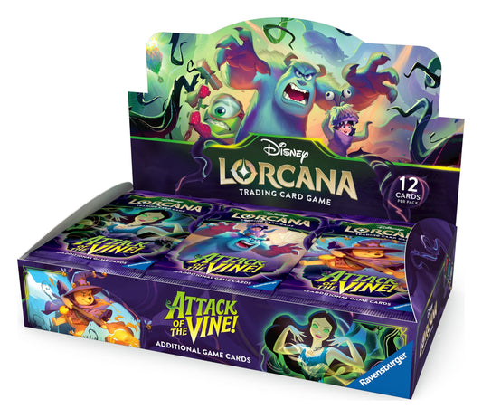 PRE-ORDER | Disney Lorcana TCG: Attack of the Vine Booster Display (24 Packs)