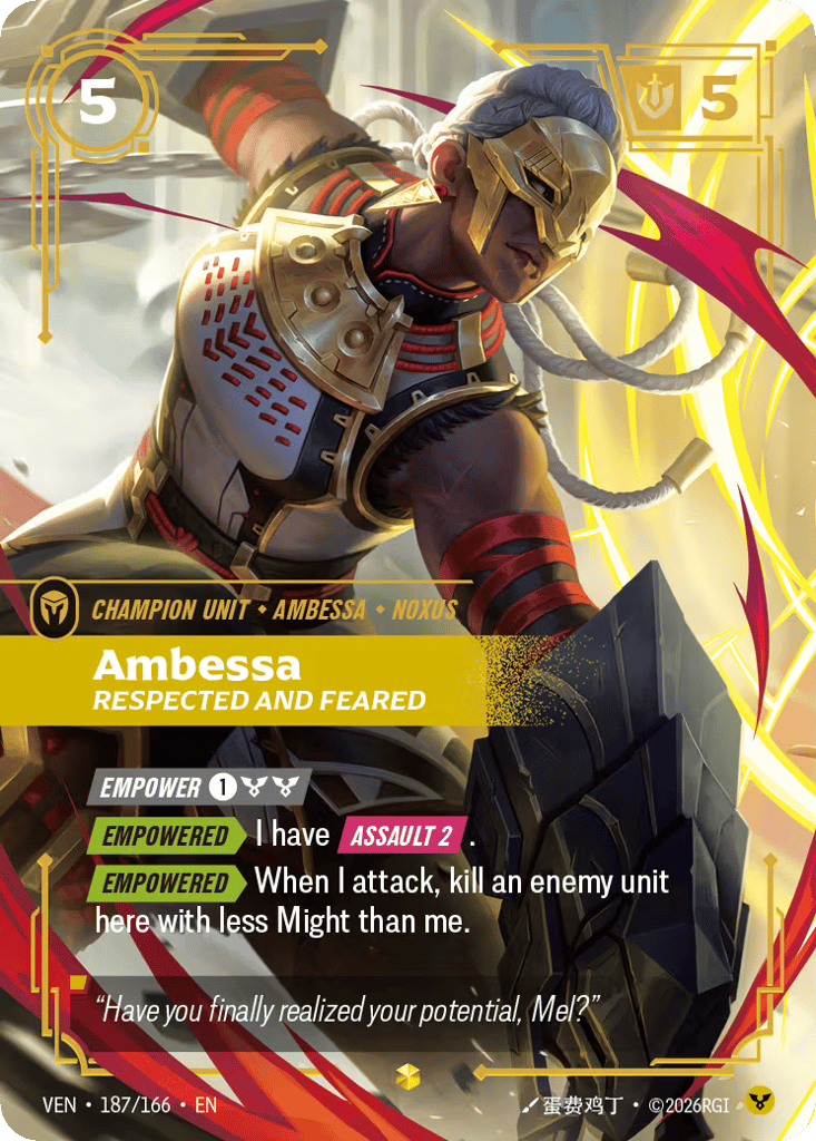 Ambessa, Respected and Feared — VEN-187