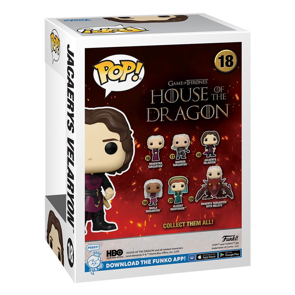 House of the Dragon POP! TV Vinyl Figure – Jarcarys Valaryon (9 cm)