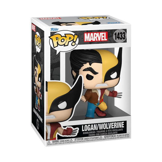 Marvel POP! Vinyl Figure – Split Wolverine/Logan (9 cm)