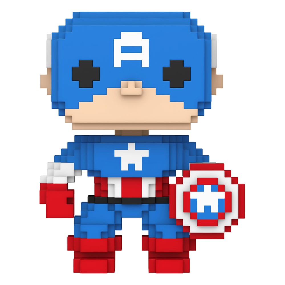 Marvel POP! 8-Bit Vinyl Figure – Captain America (9 cm)