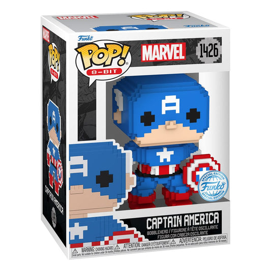 Marvel POP! 8-Bit Vinyl Figure – Captain America (9 cm)