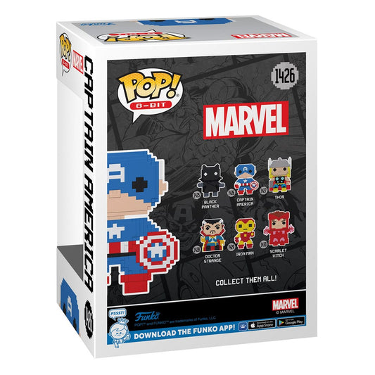 Marvel POP! 8-Bit Vinyl Figure – Captain America (9 cm)